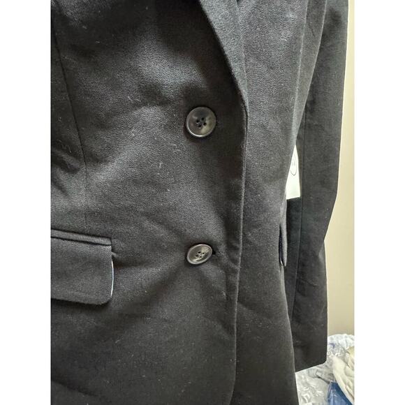 1901 Nordstrom NWT  Black 2 Button Blazer Jacket Size 8 Lined Suit Office - Picture 4 of 11